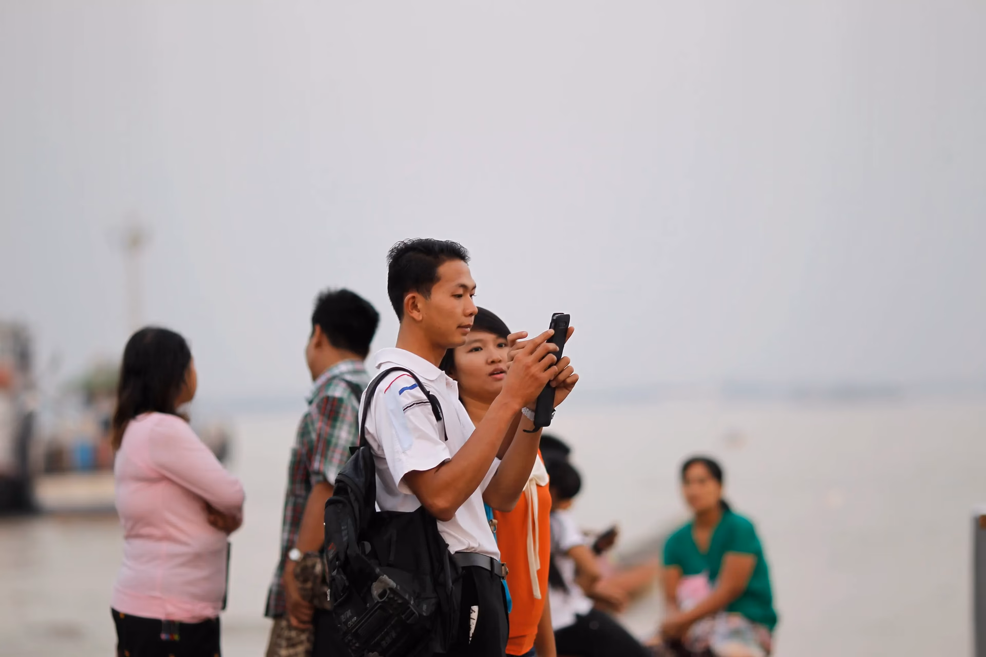 How many mobile connections are there in Myanmar?