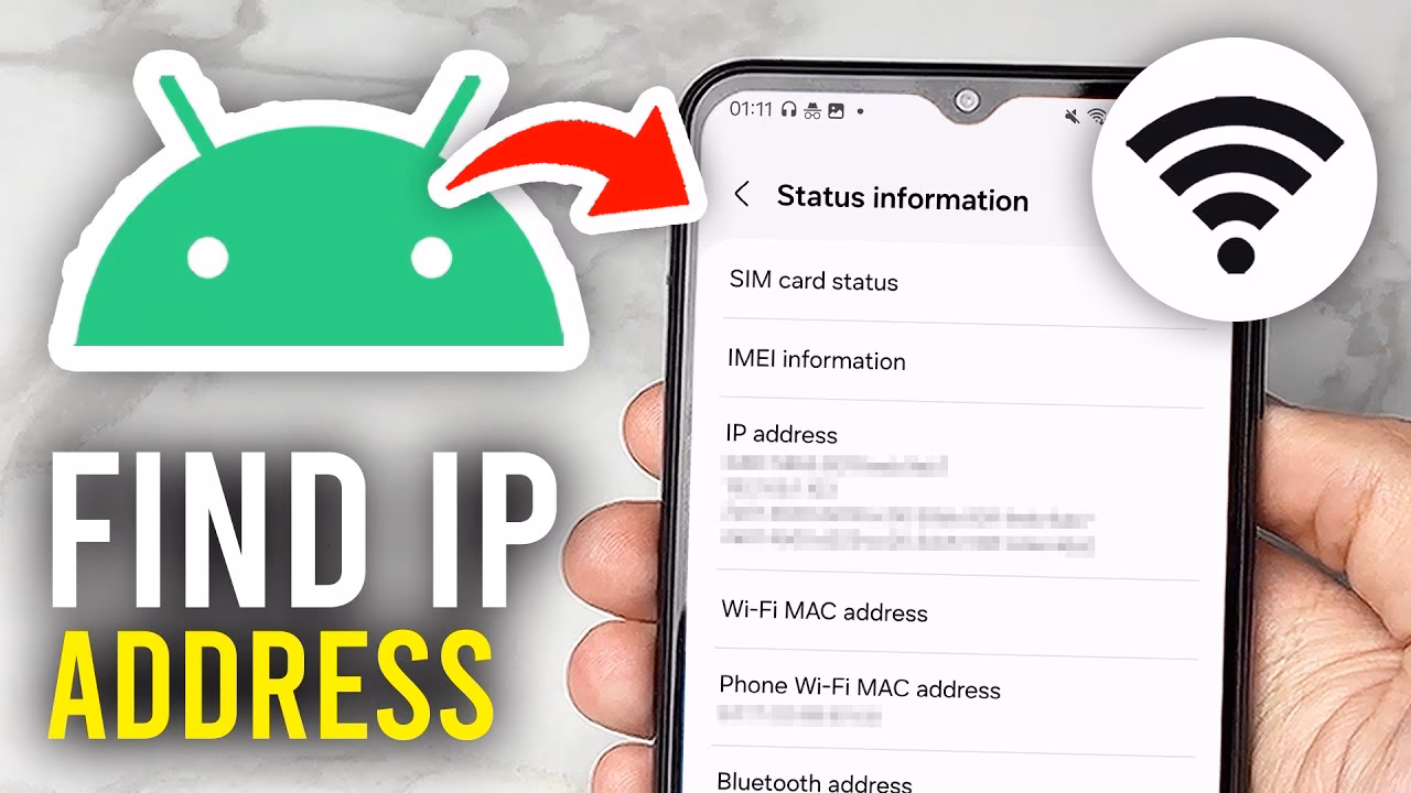 How do I Find my Android phone's IP address?
