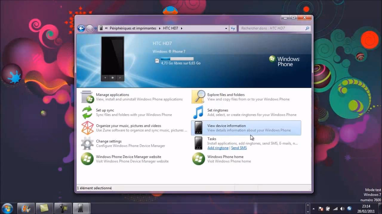 What is Windows Phone application management?