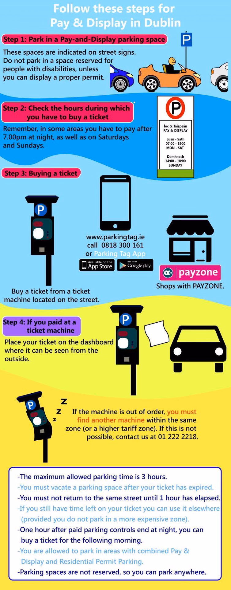 Where can I Park on-street in Dublin?