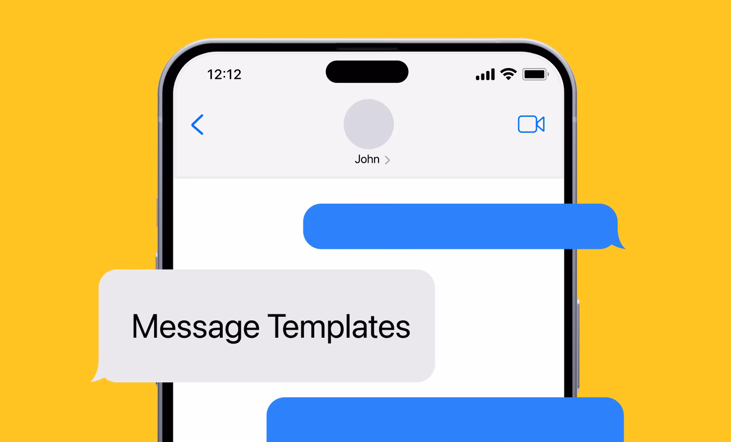 What are the different versions of the phone message template?