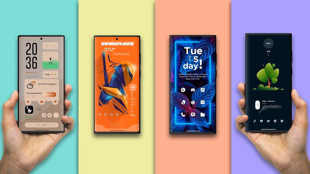 What is the best Android phone theme?