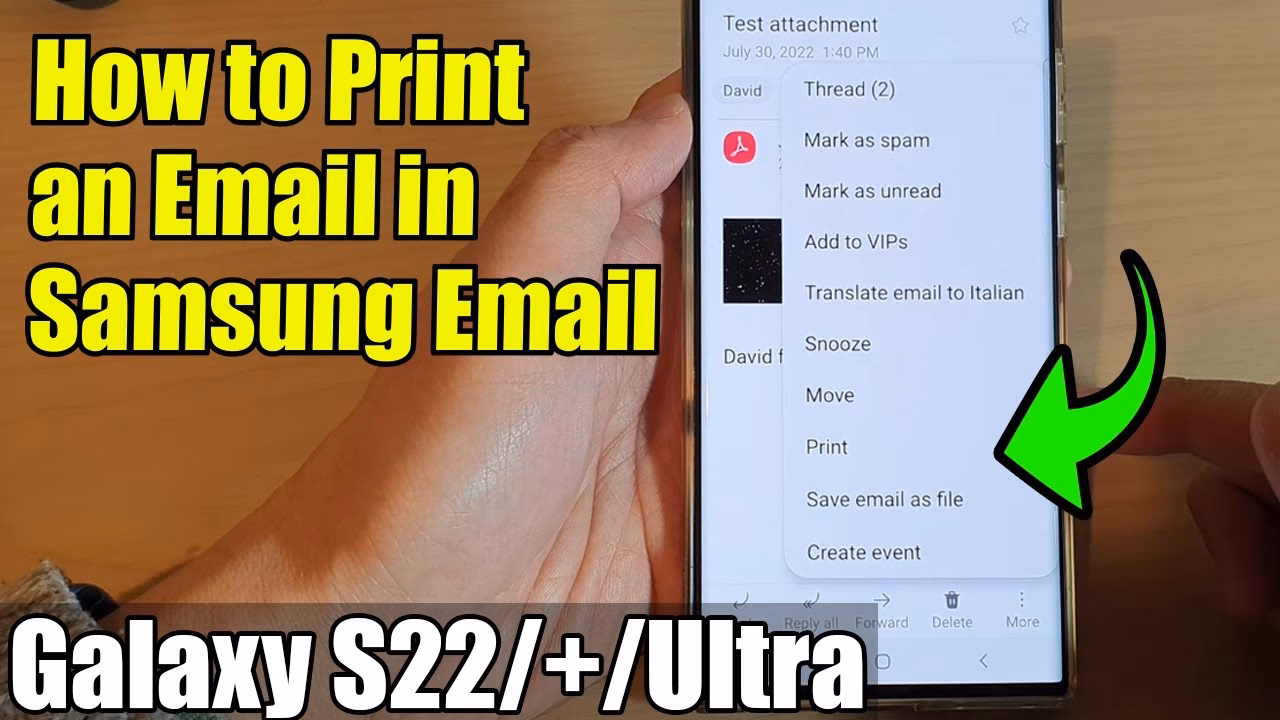 What is Samsung mobile print?