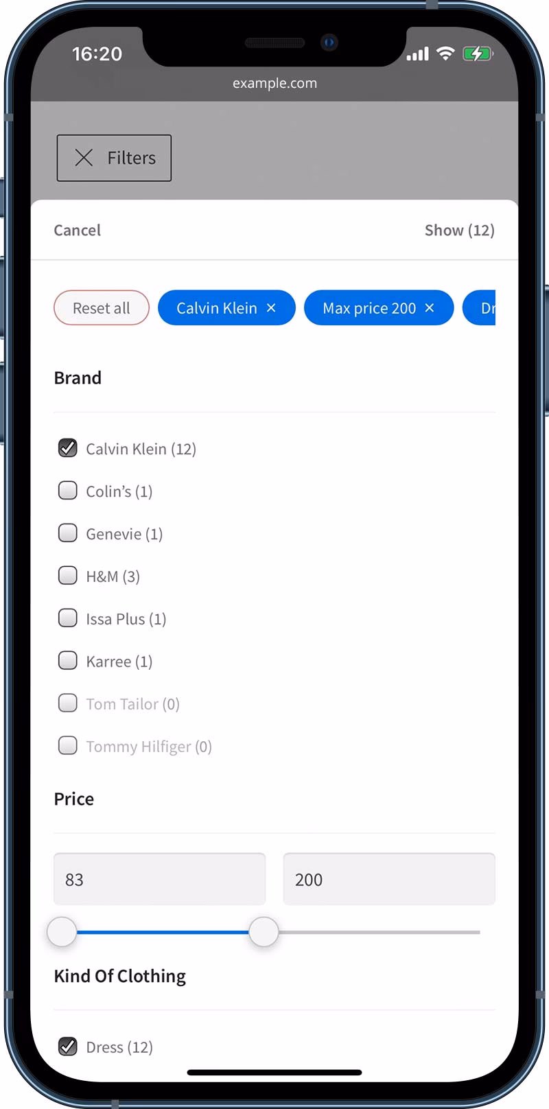 What is a product filter?