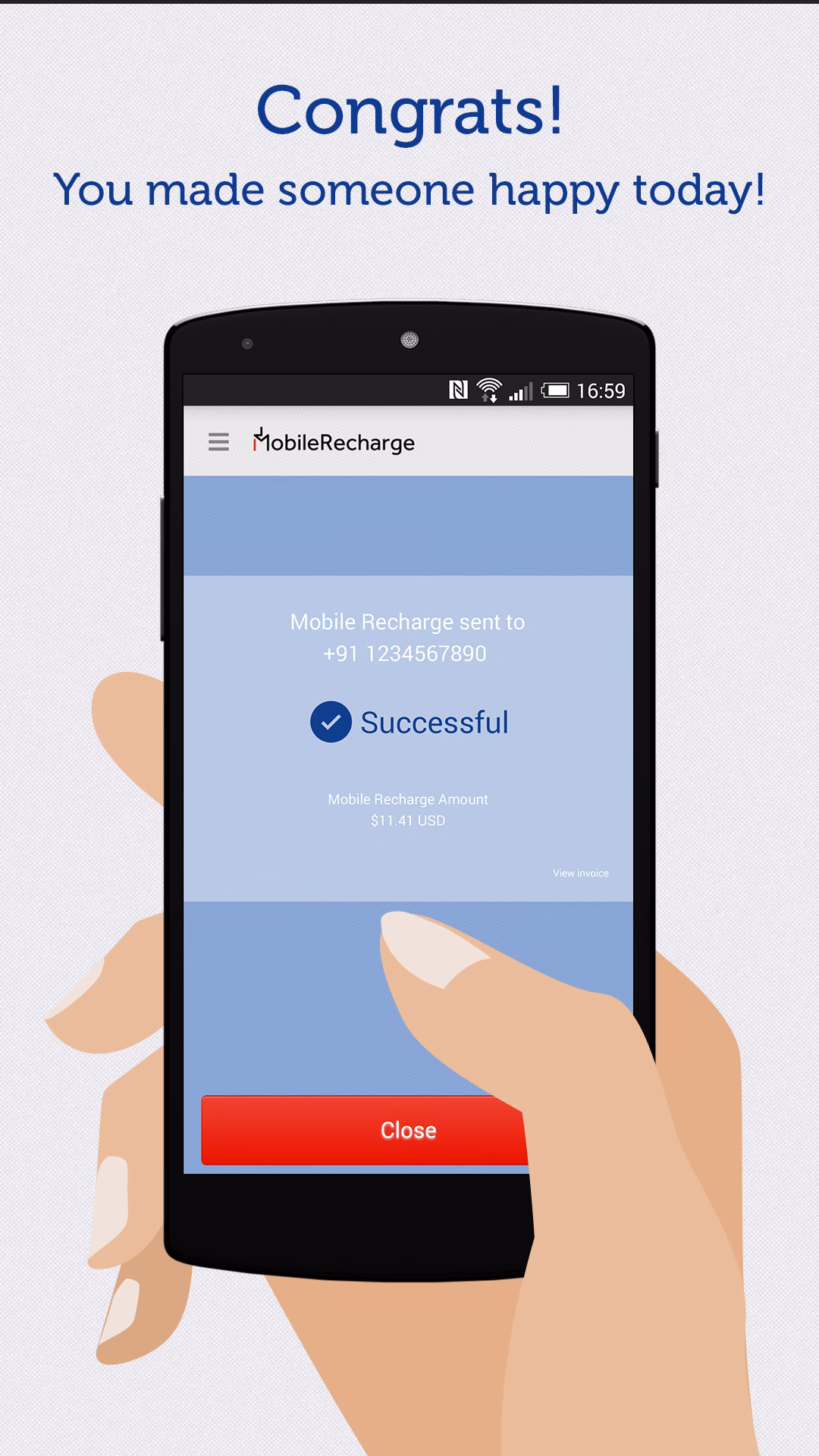 What is the mobile recharge service?