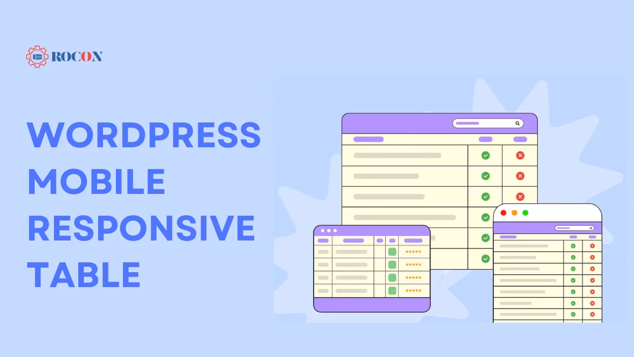 What is a responsive table?