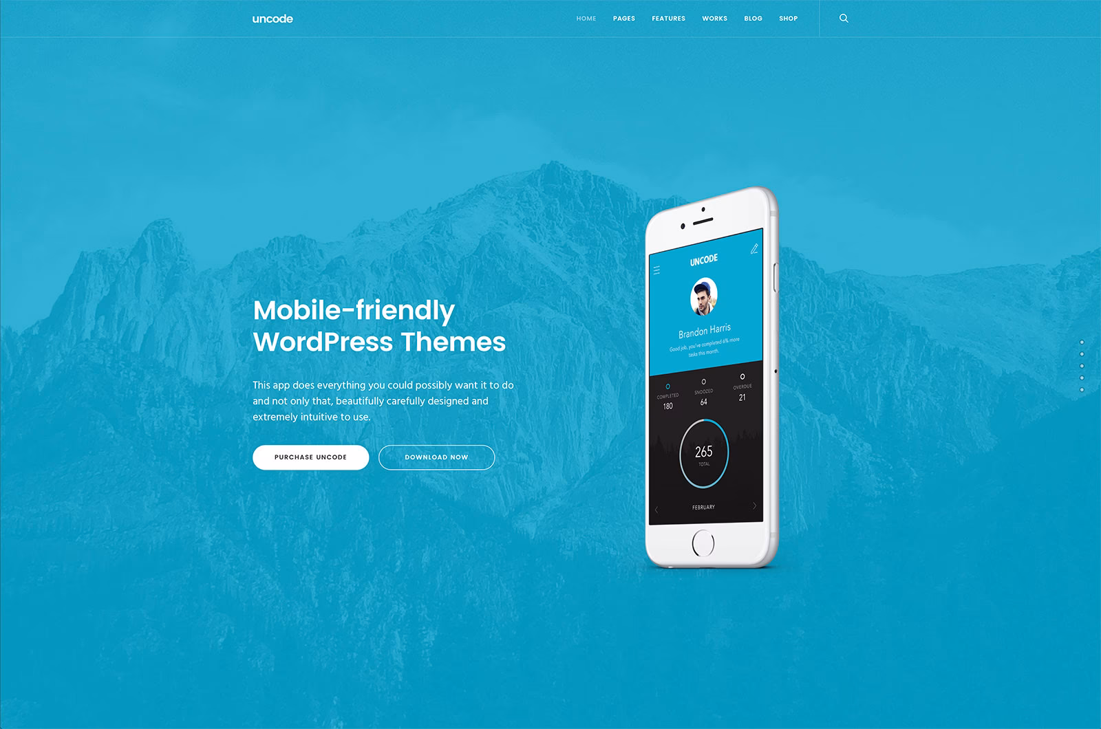 Which theme is best for a mobile website?