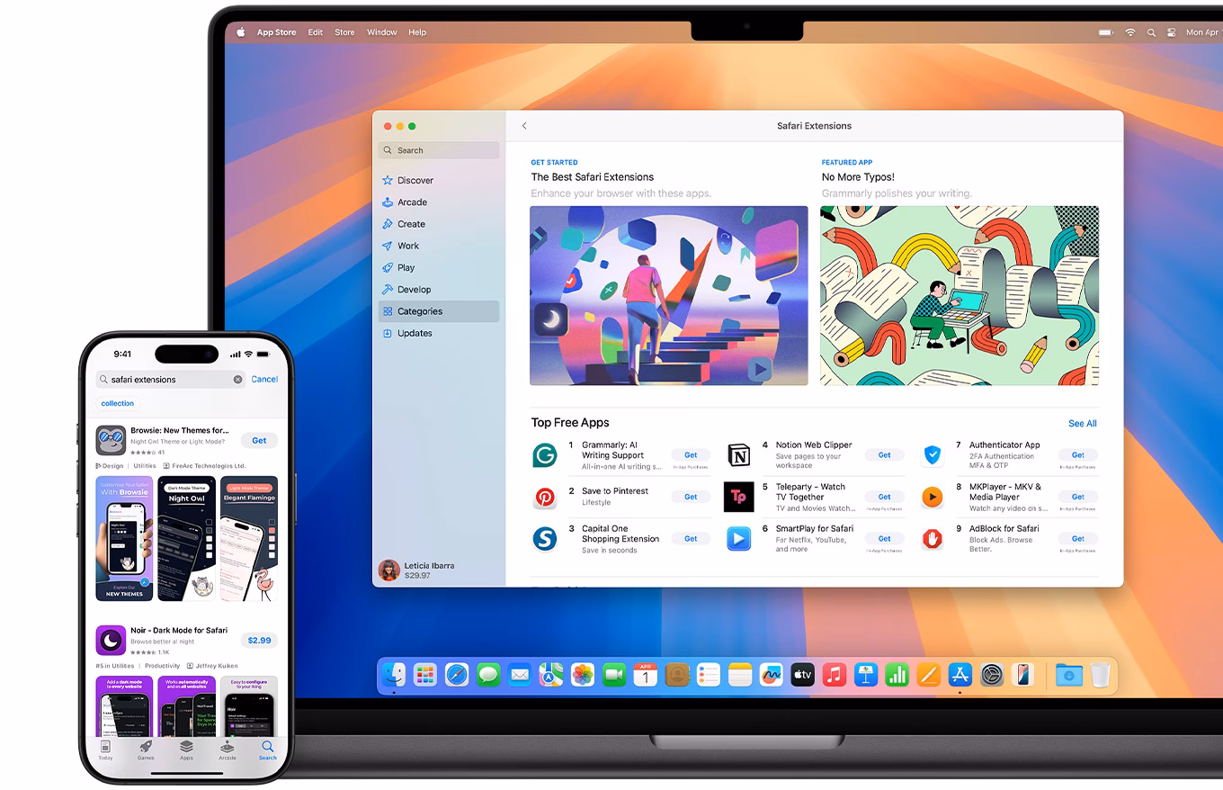 What are the new features of Safari 12?