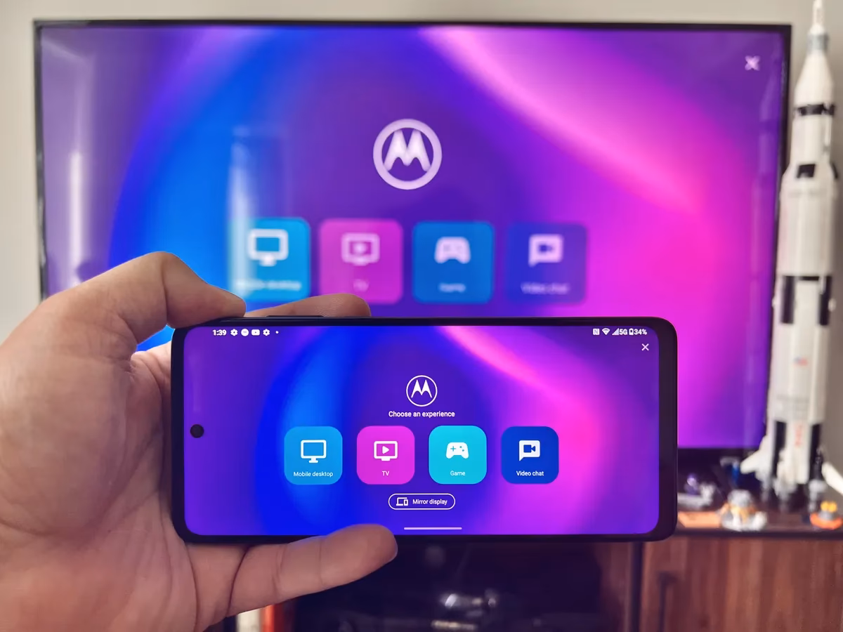 Does my phone screen display on a TV?