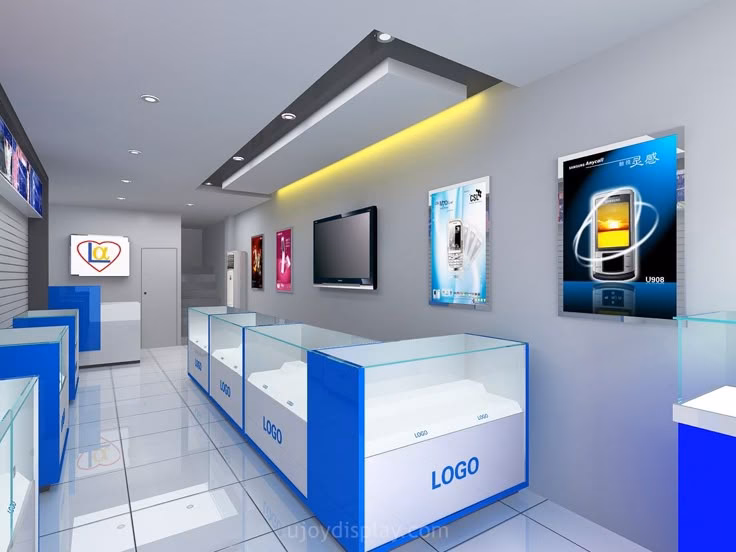 What is phone store interior design?