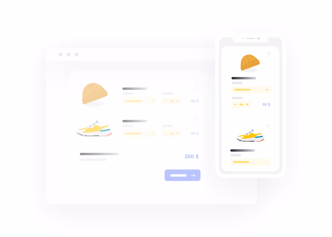 Can I integrate a mobile shopping cart with snipcart?