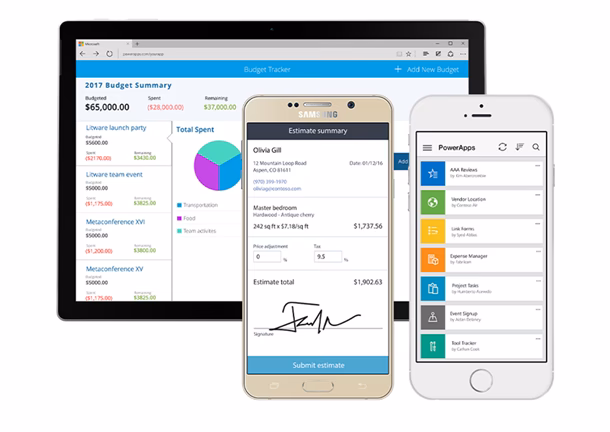 What is the warehouse management mobile app in Microsoft Dynamics 365?
