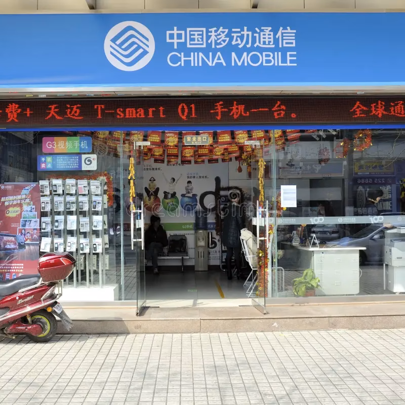 What are the major supermarket chains in China?