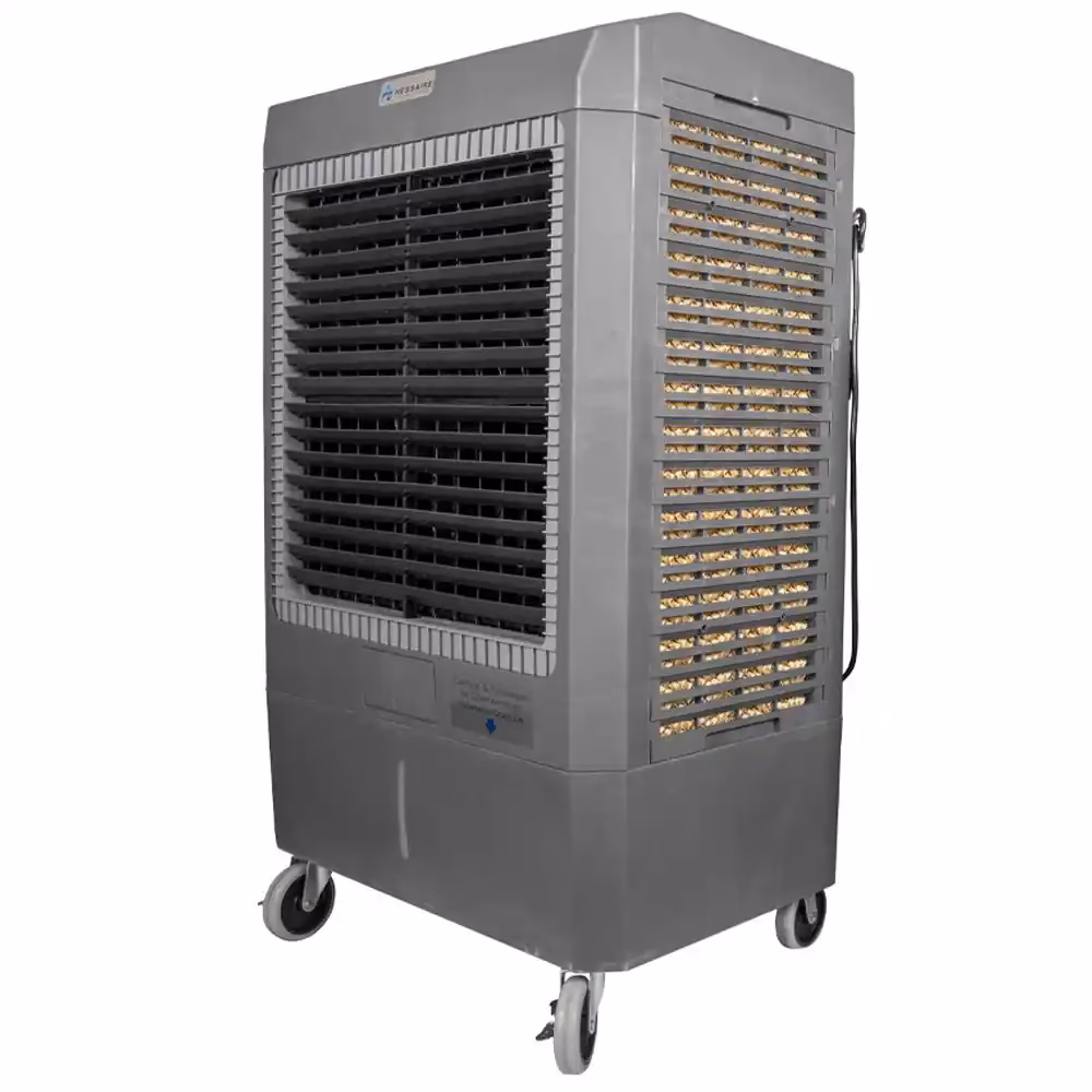 What is a portable evaporative swamp cooler?
