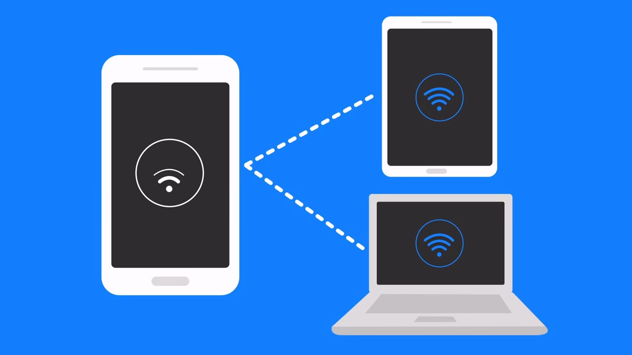 How do I tether my phone to a hotspot?