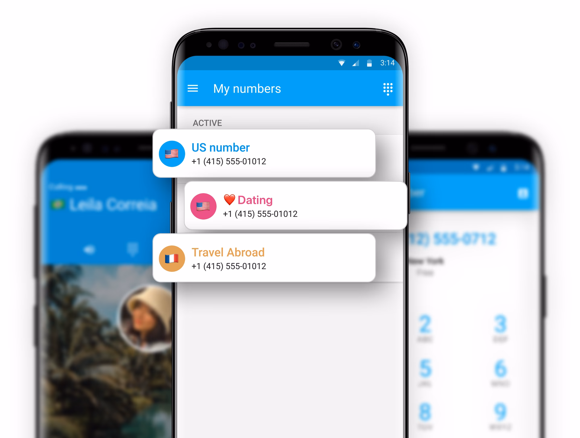 How does a texting app work?
