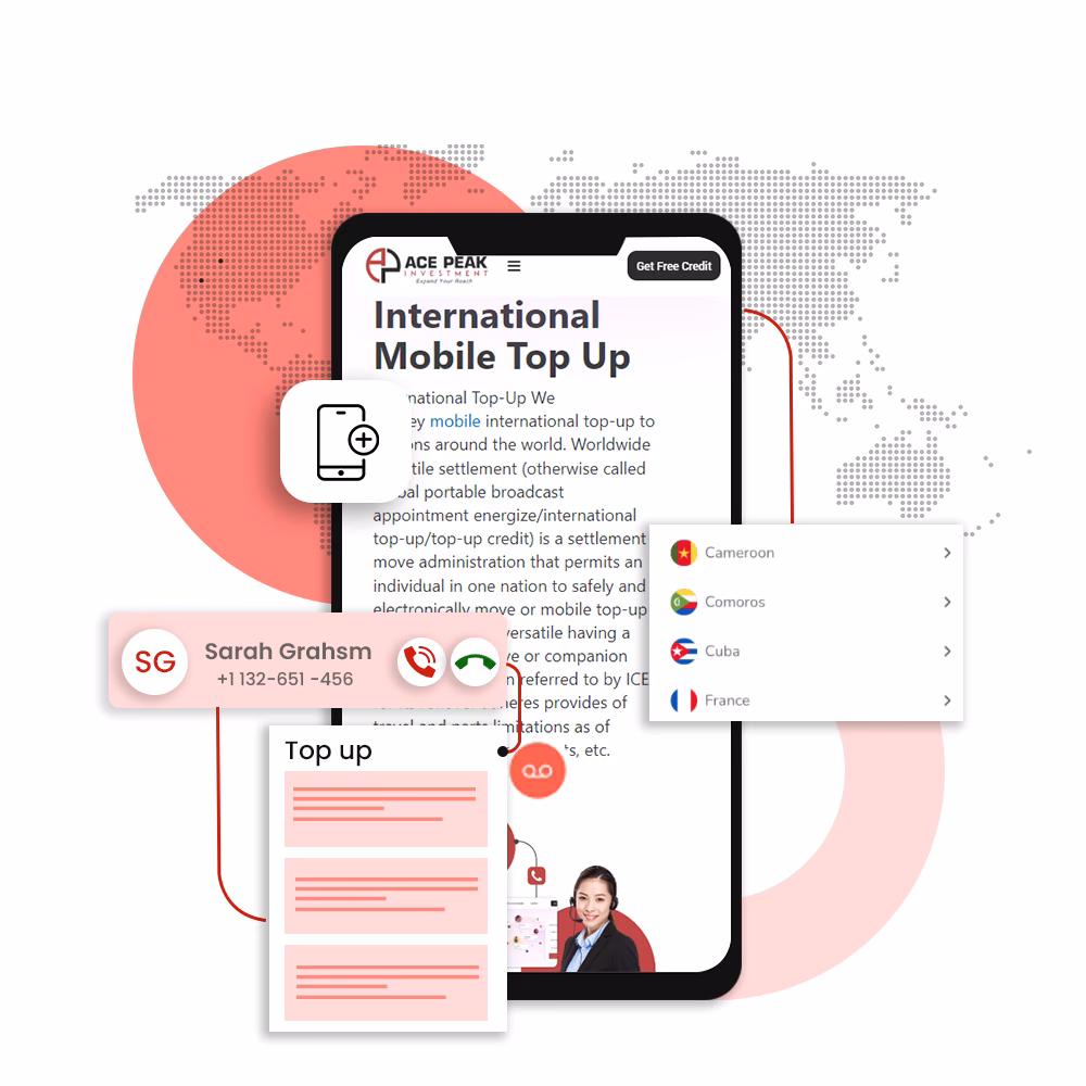 What is a mobile phone top-up?