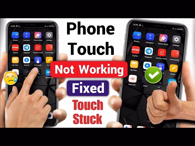 Why is my mobile touch screen not working?