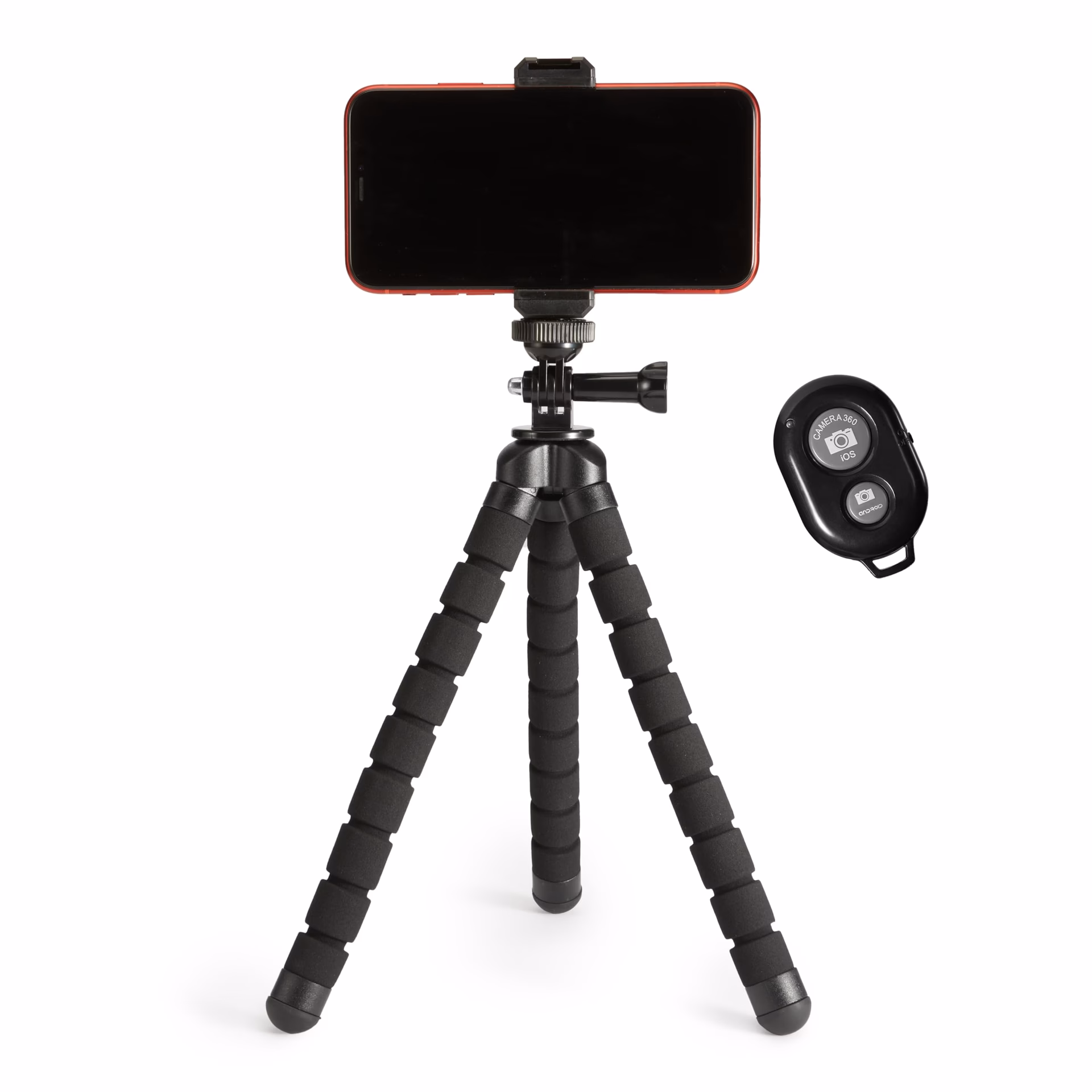How many flexible feet does a phone Tripod have?