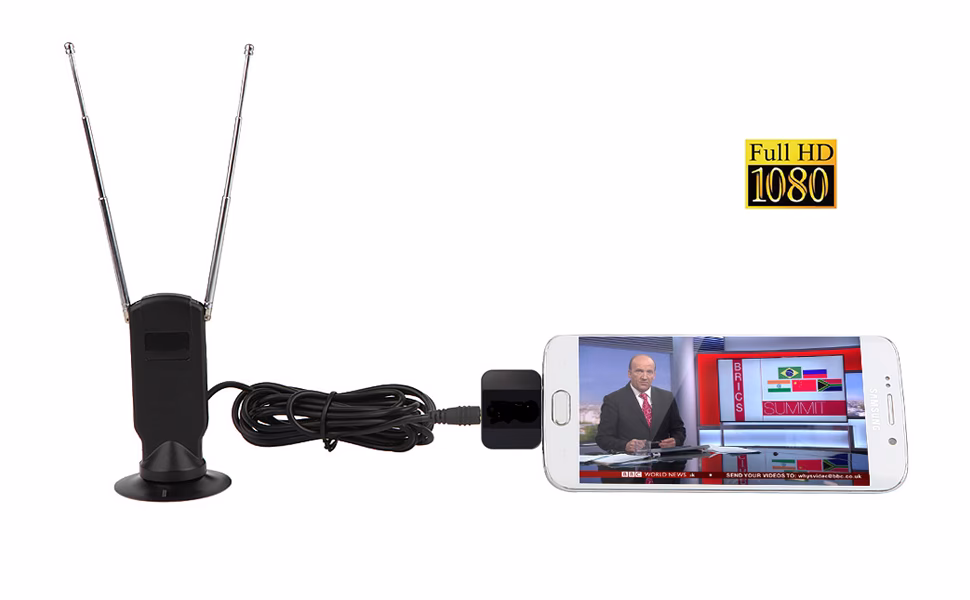 Does a digital TV tuner stick work with Android devices?