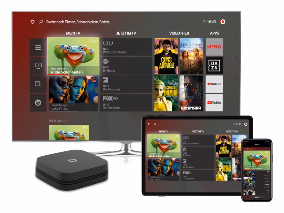 Wie installiere ich Vodafone GigaTV?