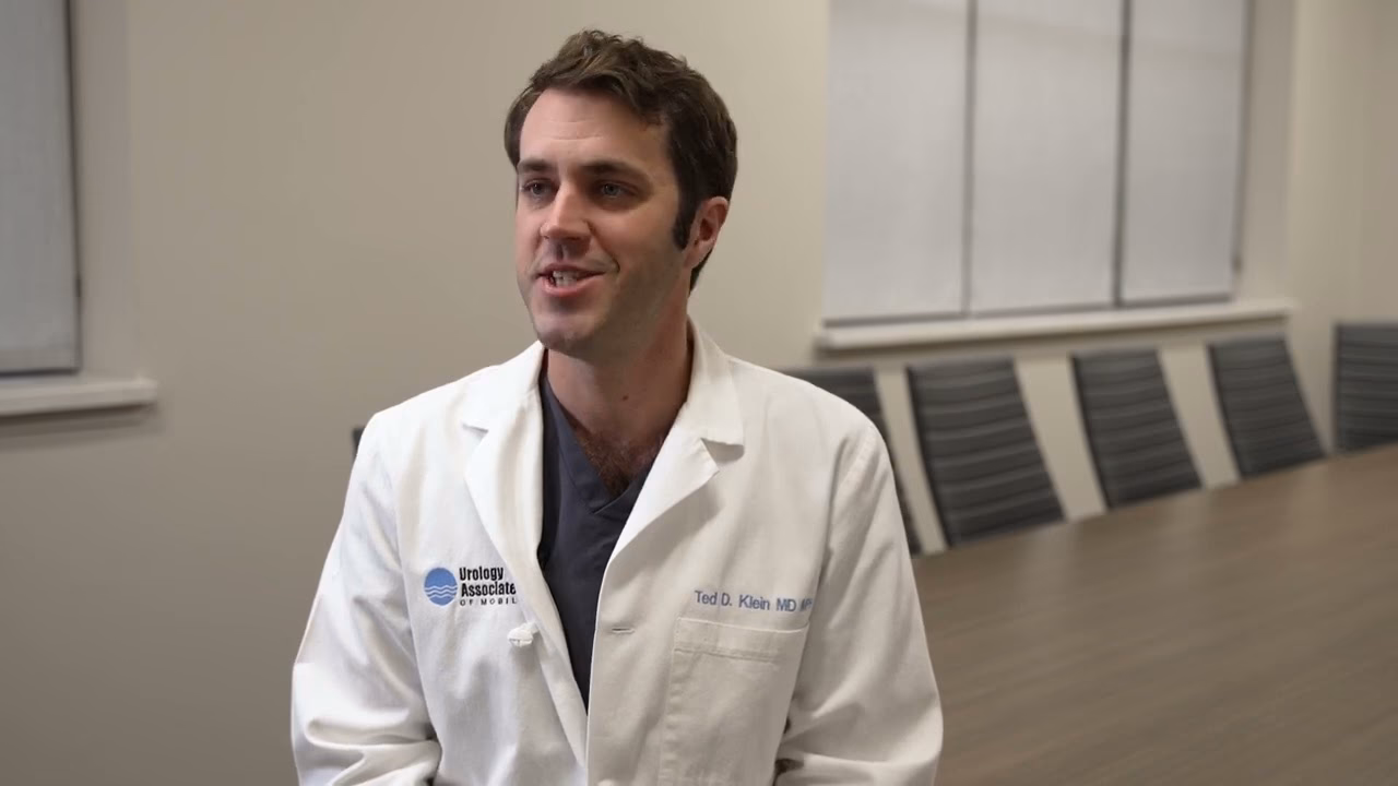 Where did Dr Klein study urology?