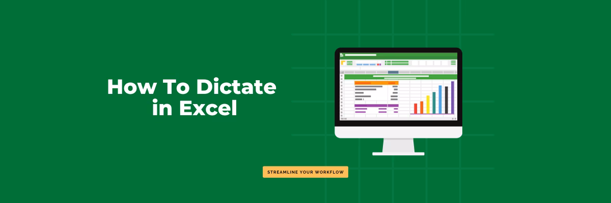 How do I use a microphone in Excel?