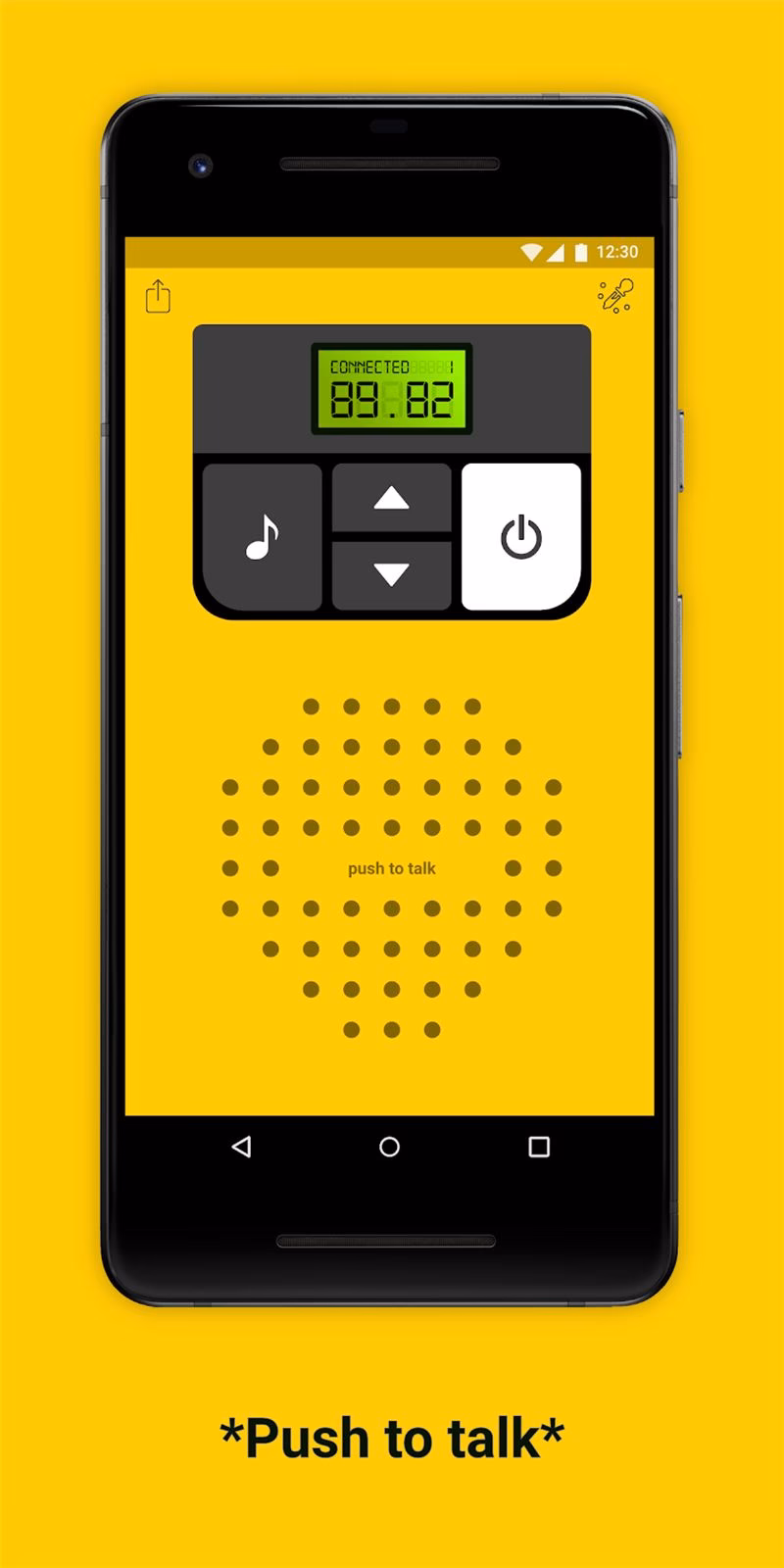 What is a walkie-talkie app?