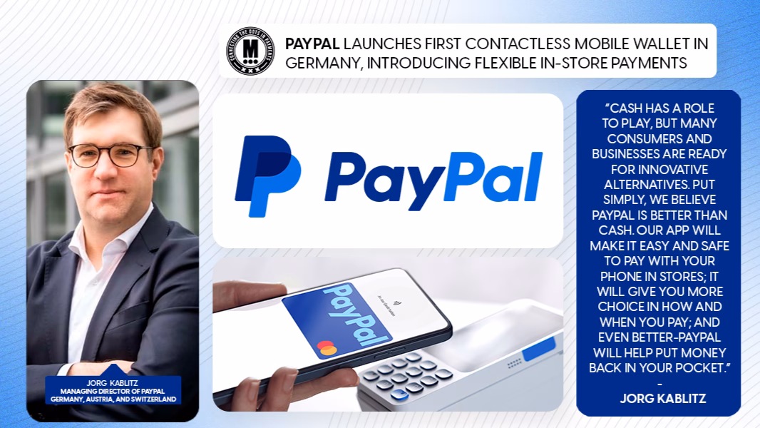 Is PayPal launching a contactless mobile wallet in Germany?