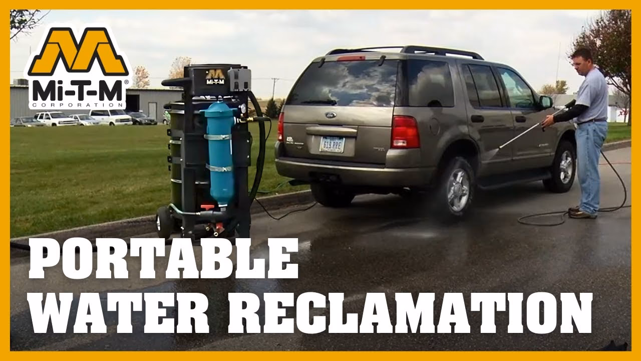 How does a VFS portable water reclaim system work?