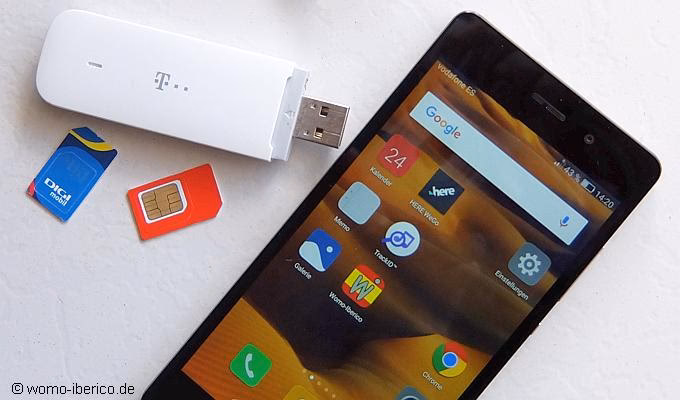 Wie kann ich mein Smartphone mit einer spanischen SIM nutzen?