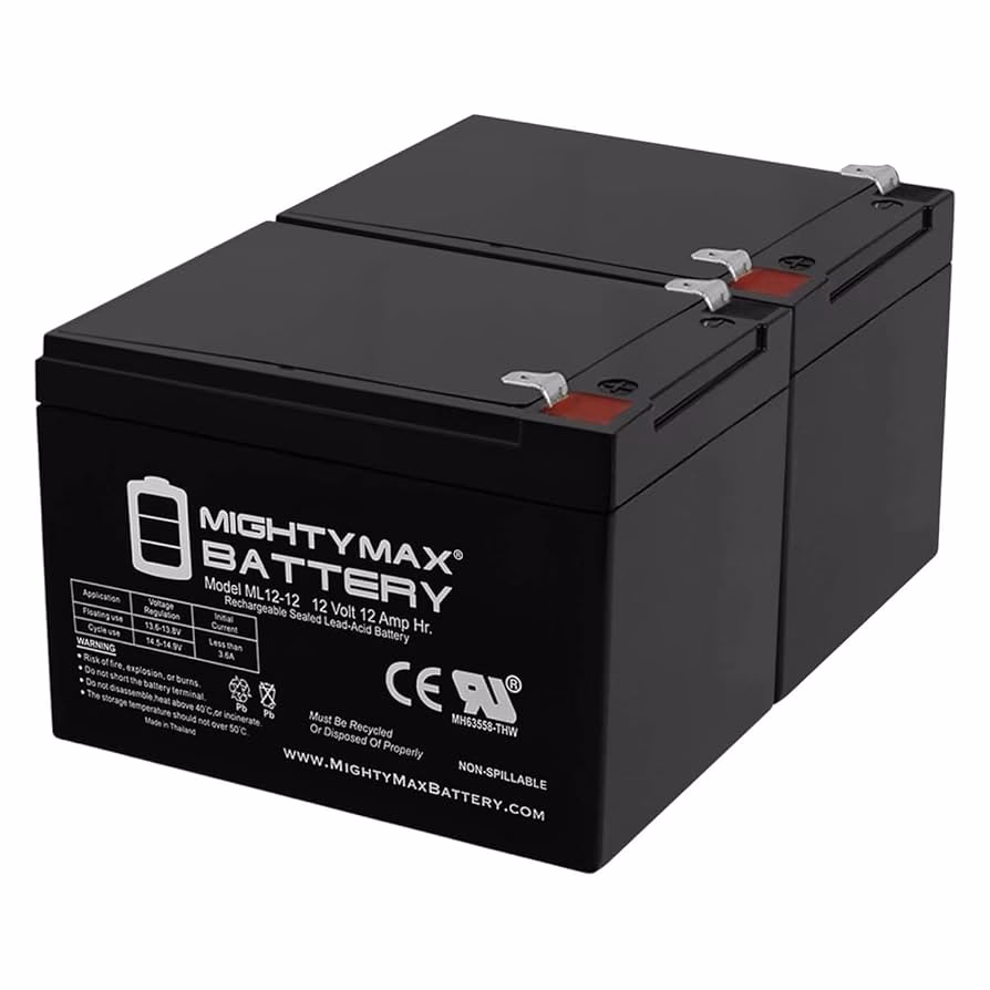 What is the battery size of 24V 2amp mobility scooter Charger?