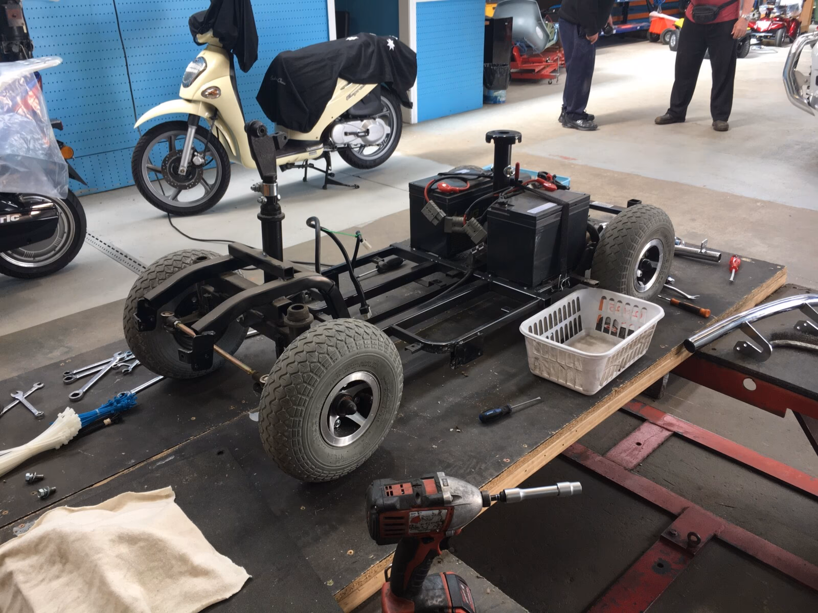 What type of battery should I use for my mobility device?