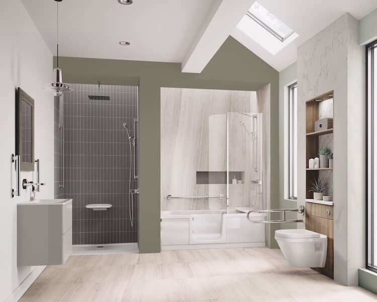 What are mobility wet rooms for the elderly?