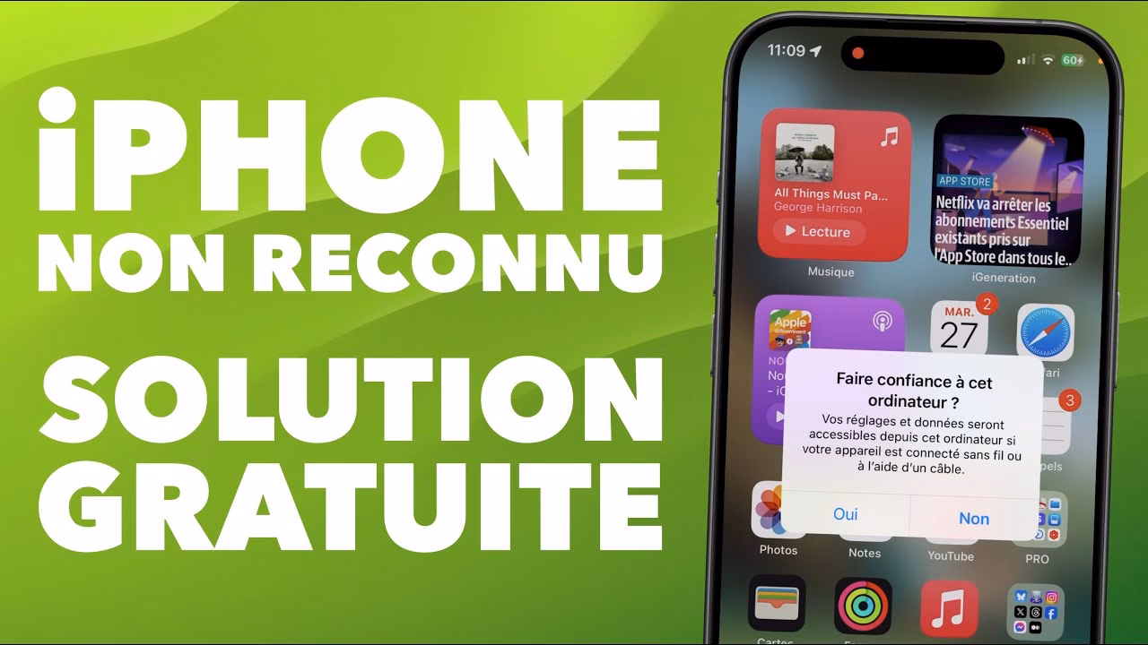 Pourquoi je n'arrive pas à installer iTunes sur mon iPhone ?