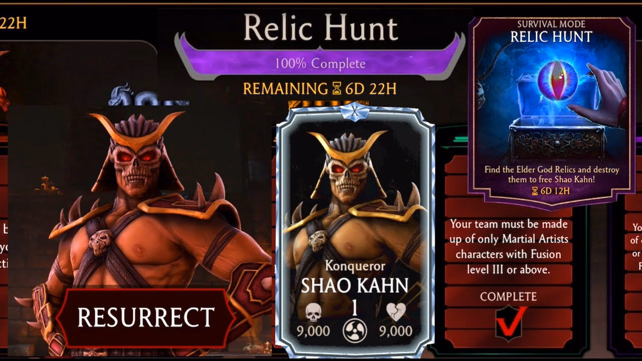 What is relic hunt?