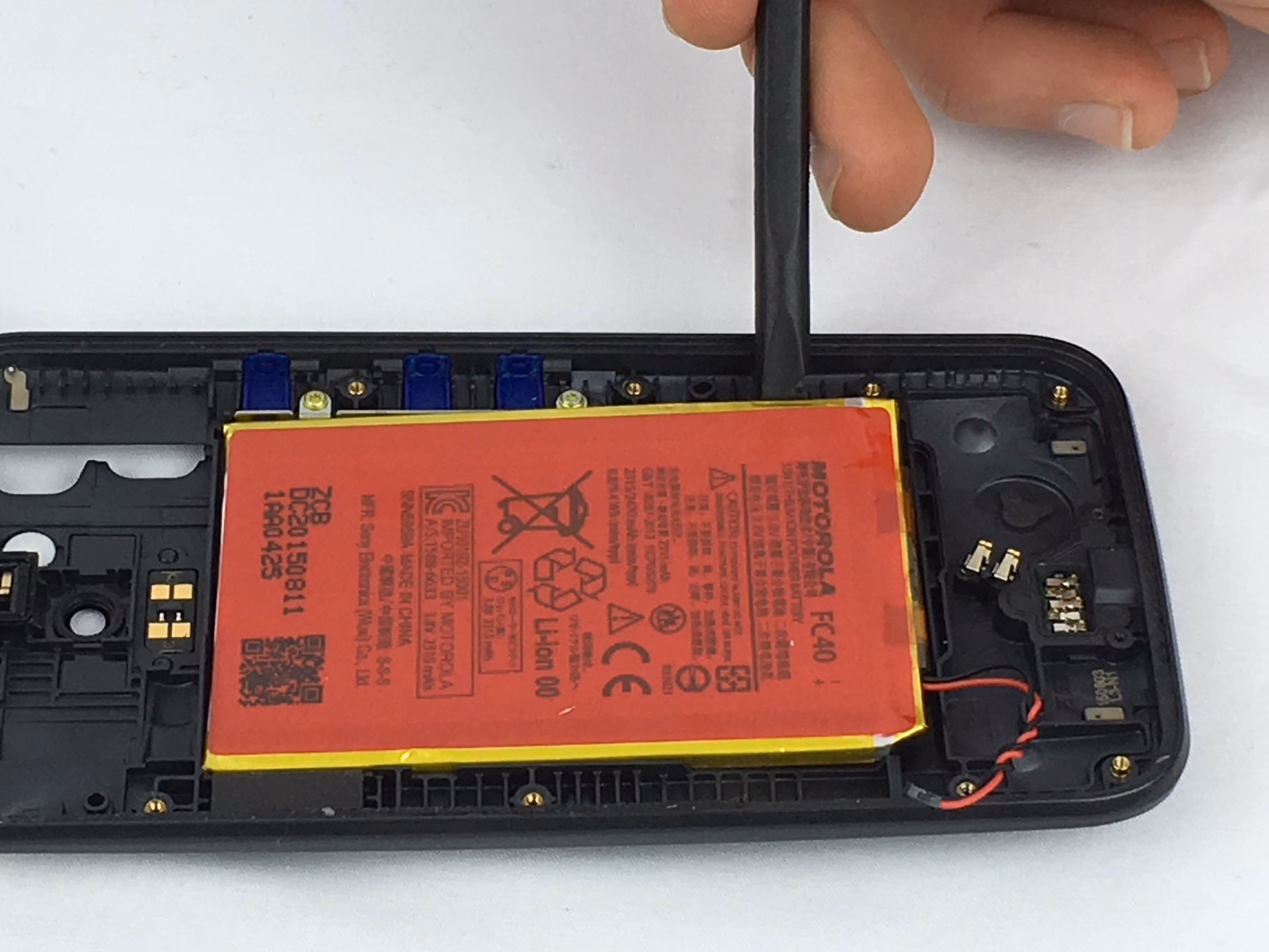 Do you replace the battery in a Motorola Moto G30?