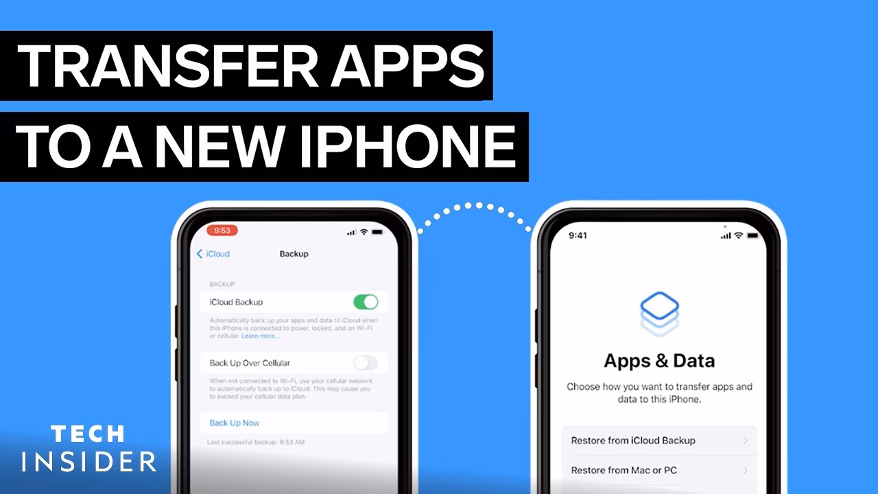 How to transfer app from iPhone to iPhone via quick start?