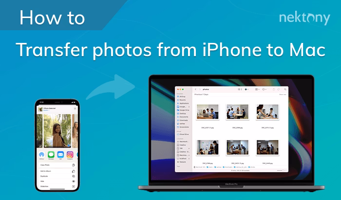 How to copy photos from iPhone to Mac?