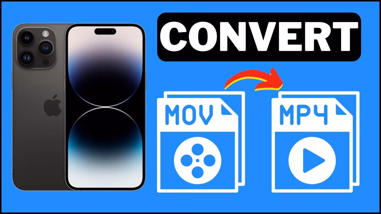 How to convert MOV files to MP4 on iPhone?