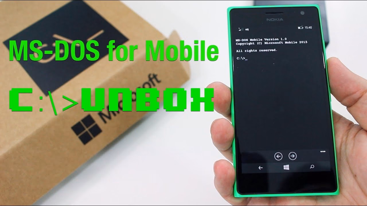 Is DOS a mobile operating system?