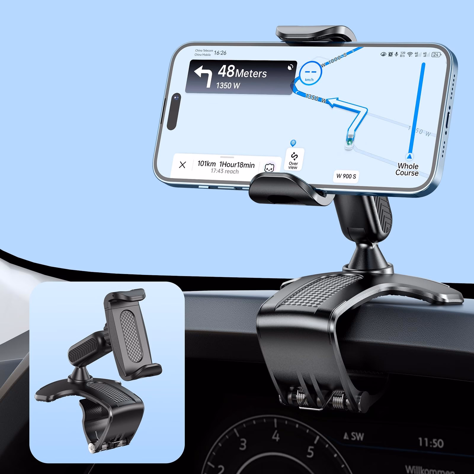 Can a mobile phone holder be used as a cellphone stand?