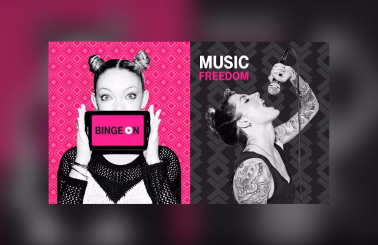 How many music services does T-Mobile offer?