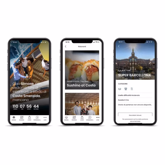 How do I use the costa app?