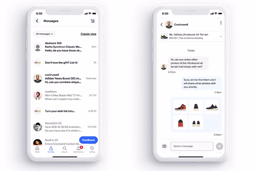 How do I Manage my eBay messages?