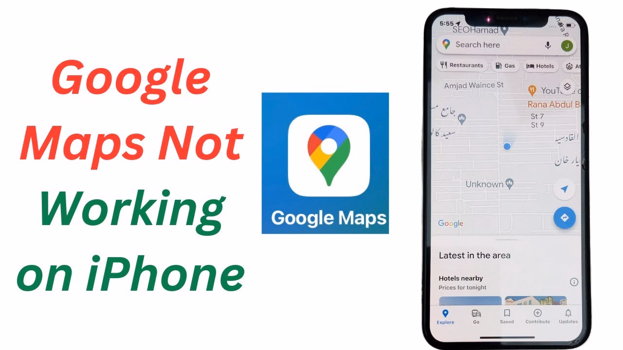 Why is my Google Maps app not working?