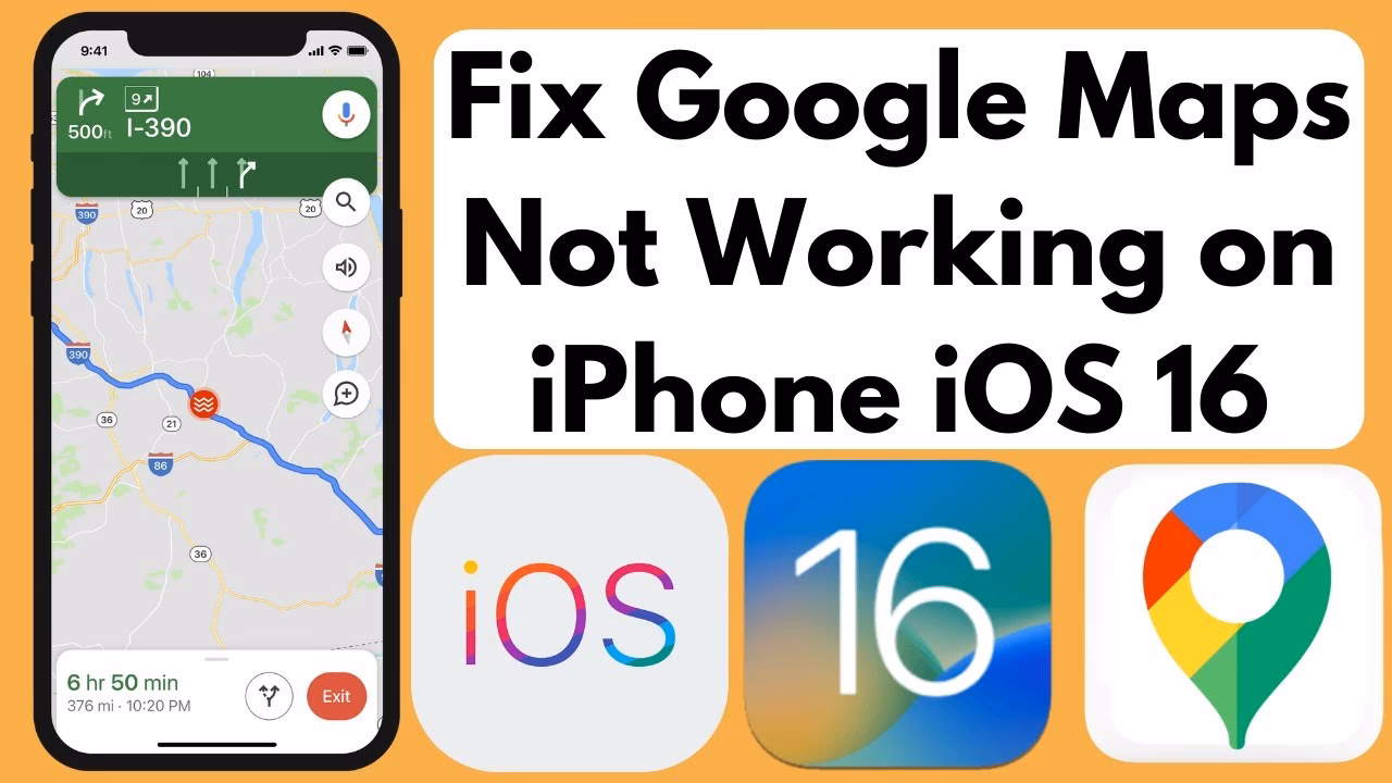 What happens if Google Maps stops working on your iPhone?