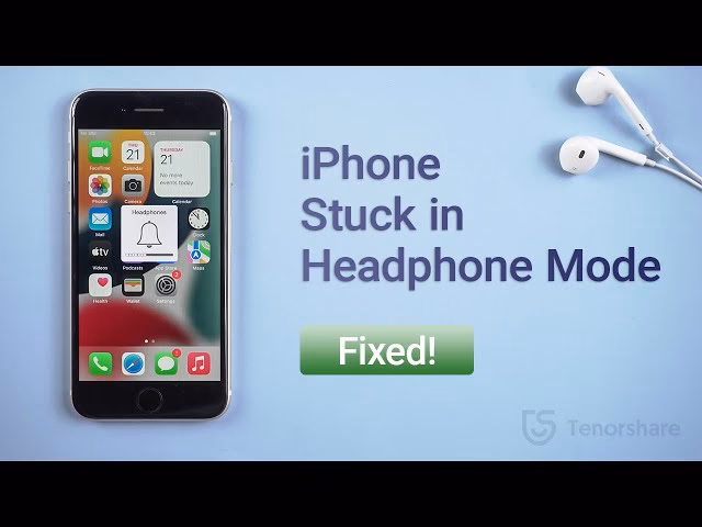 How can I fix a stuck headphone jack on my iPhone?