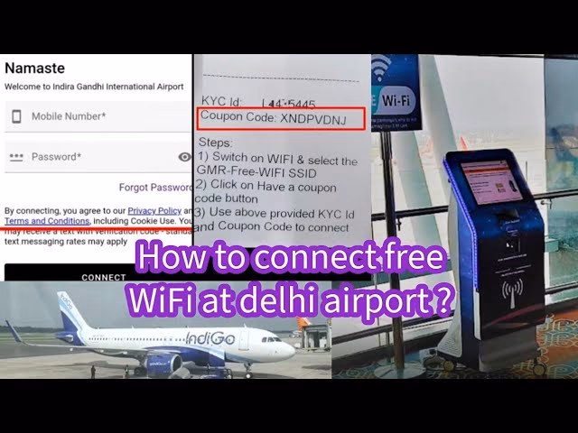 Does Delhi airport have free WiFi?
