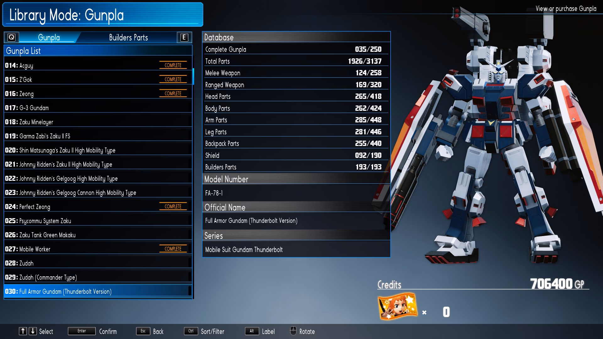 Does New Gundam Breaker cut out many Mobile Suits?